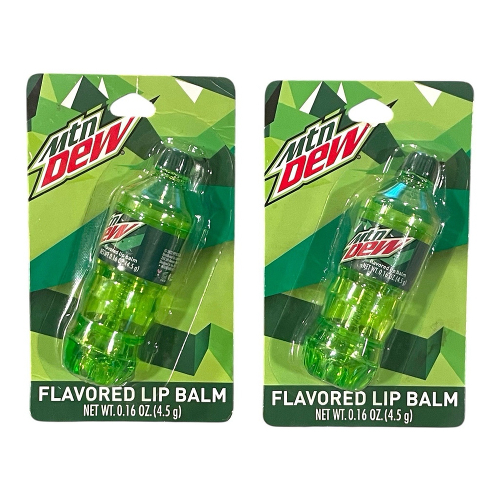 Lot of 2 Mt Dew Flavored Lip Balm Mini Bottle Soda Pop .16 Oz Fun NEW - Picture 11 of 14
